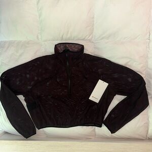 Reversible mesh 1/2 zip size 6